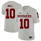 Oklahoma Sooners 10 Blake Bell White College Football Jersey Dzhi,baseball caps,new era cap wholesale,wholesale hats